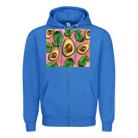 True Royal avacado pink tumbler Zipper Hoodie - BarkalooDesign