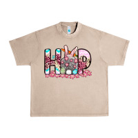 French Oak Easter Day Hop bunny Urban Heavy Tee - OliviaCreatesArt