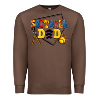 Chestnut softball dad Premium Sweatshirt - AdoDesignShop