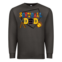Smoke softball dad Premium Sweatshirt - AdoDesignShop