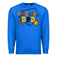 True Royal softball dad Premium Sweatshirt - AdoDesignShop