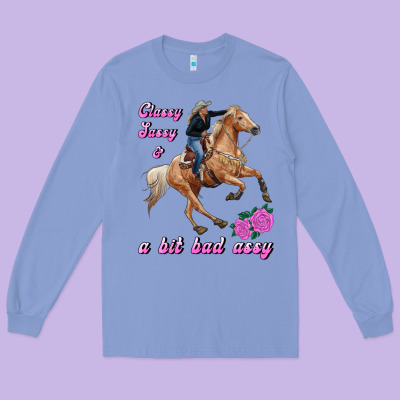 Classy Sassy & A Bit Bad Assy Long Sleeve Tee Designed By Ranaportraitstore