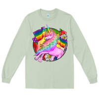 Matcha Pride unicorn Long Sleeve Tee - FaDigitalArtStudio