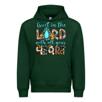 Forest Green trust in the lord with all your heart Urban Hoodie - JahusDesignShop