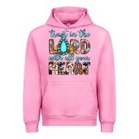 Fuchsia Pink trust in the lord with all your heart Urban Hoodie - JahusDesignShop