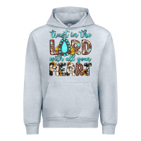 Heather Grey trust in the lord with all your heart Urban Hoodie - JahusDesignShop