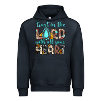 Navy trust in the lord with all your heart Urban Hoodie - JahusDesignShop