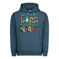 Pigment Midnight Navy trust in the lord with all your heart Urban Hoodie - JahusDesignShop