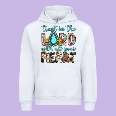 Trust In The Lord With All Your Heart Urban Hoodie Designed By Jahusdesignshop