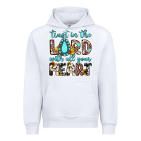 White trust in the lord with all your heart Urban Hoodie - JahusDesignShop