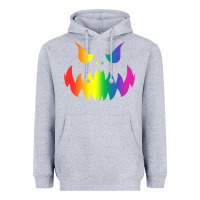 Heather Grey halloween gay lesbians pride pumpkin lgbt pride Heavyweight Hoodie - maiPhamDesign