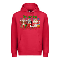Cardinal amiju sweating cause im bored Premium Hoodie - CowhideDigitalArt
