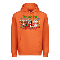 Carrot amiju sweating cause im bored Premium Hoodie - CowhideDigitalArt