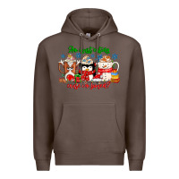 Coffee amiju sweating cause im bored Premium Hoodie - CowhideDigitalArt