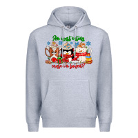 Heather Grey amiju sweating cause im bored Premium Hoodie - CowhideDigitalArt