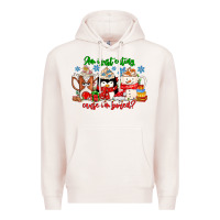 Pale Pink amiju sweating cause im bored Premium Hoodie - CowhideDigitalArt