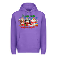 Purple amiju sweating cause im bored Premium Hoodie - CowhideDigitalArt