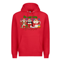 Red amiju sweating cause im bored Premium Hoodie - CowhideDigitalArt