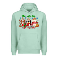 Seafoam amiju sweating cause im bored Premium Hoodie - CowhideDigitalArt