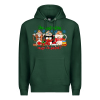 Sports Green amiju sweating cause im bored Premium Hoodie - CowhideDigitalArt