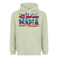 Matcha all american mama Heavyweight Hoodie - AdoDesignShop