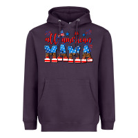 Plum all american mama Heavyweight Hoodie - AdoDesignShop
