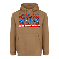 Toasted Coconut all american mama Heavyweight Hoodie - AdoDesignShop