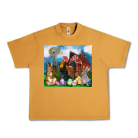 Peanut Butter Farm animals 20oz Urban Heavy Tee - OliviaCreatesArt