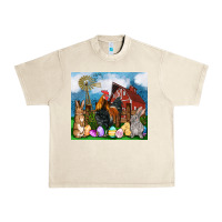 Sandshell Farm animals 20oz Urban Heavy Tee - OliviaCreatesArt
