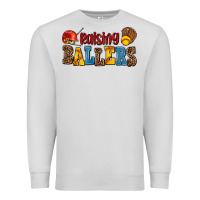 Dove Grey raising ballers Premium Sweatshirt - AdoDesignShop