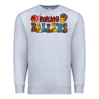 Heather Grey raising ballers Premium Sweatshirt - AdoDesignShop