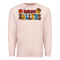 Pale Pink raising ballers Premium Sweatshirt - AdoDesignShop