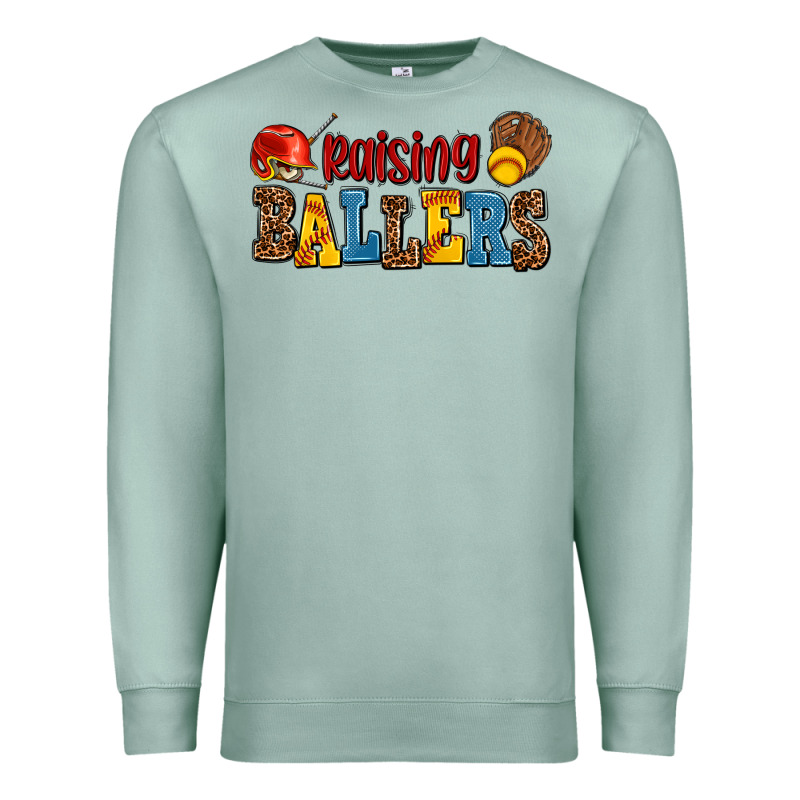 Raising Ballers Premium Sweatshirt by AdoDesignShop | Teevron