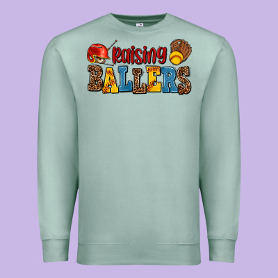 Raising Ballers Premium Sweatshirt Designed By Adodesignshop