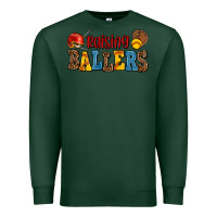 Sports Green raising ballers Premium Sweatshirt - AdoDesignShop