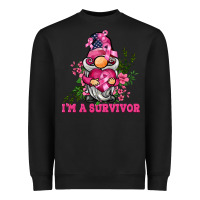 Black i'm a survivor gnome Heavyweight Sweatshirt - BarkalooDesign