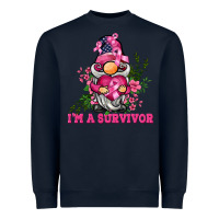 Navy i'm a survivor gnome Heavyweight Sweatshirt - BarkalooDesign