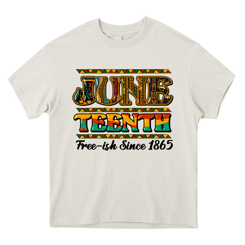 Juneteenth Free Ish Since 1965 Heavy Core Tee by NancyCooperArtShop | Teevron