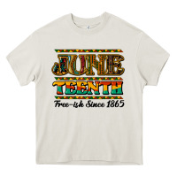 Cream juneteenth free ish since 1965 Heavy Core Tee - NancyCooperArtShop