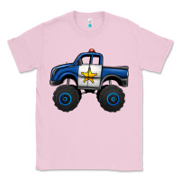 Bubblegum Pink police car monster truck Classic Tee - Jasminsmagicworld
