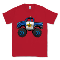 Red police car monster truck Classic Tee - Jasminsmagicworld
