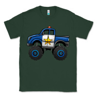 Sports Green police car monster truck Classic Tee - Jasminsmagicworld