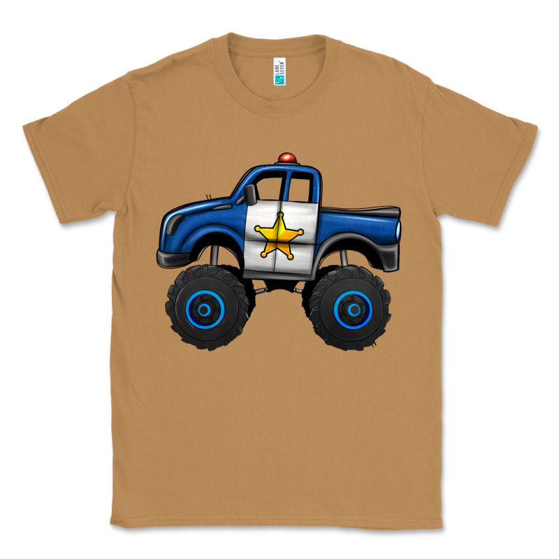 Police Car Monster Truck Classic Tee by Jasminsmagicworld | Teevron