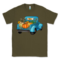 Army Green fall truck Classic Tee - Artiststas