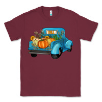 Burgundy fall truck Classic Tee - Artiststas