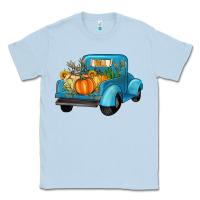 Dusty Blue fall truck Classic Tee - Artiststas