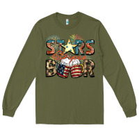 Army Green Stars stripes beer Long Sleeve Tee - FaDigitalArtStudio