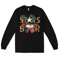 Black Stars stripes beer Long Sleeve Tee - FaDigitalArtStudio