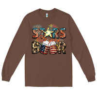 Chestnut Stars stripes beer Long Sleeve Tee - FaDigitalArtStudio