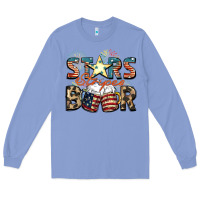 Colony Blue Stars stripes beer Long Sleeve Tee - FaDigitalArtStudio